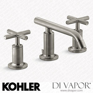 Kohler Widespread Bathroom Sink Tap with Lever Handles, 1.2 GPM (K-14410-3-BV) Spare Parts