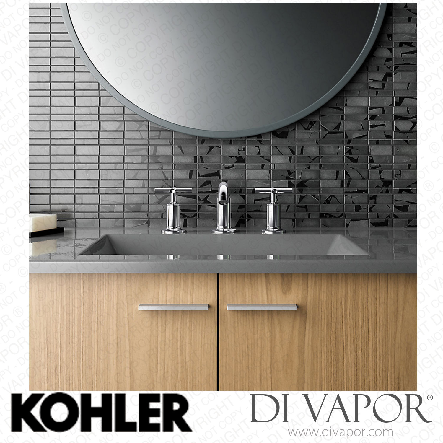 Kohler Widespread Bathroom Sink Tap with Lever Handles, 1.2 GPM (K