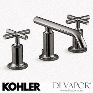Kohler Widespread Bathroom Sink Tap with Lever Handles, 1.2 GPM (K-14410-3-TT) Spare Parts