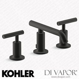 Kohler Widespread Bathroom Sink Tap with Lever Handles, 1.2 GPM (K-14410-4-BL) Spare Parts