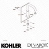 Kohler K 14430 CP Spare Diagram