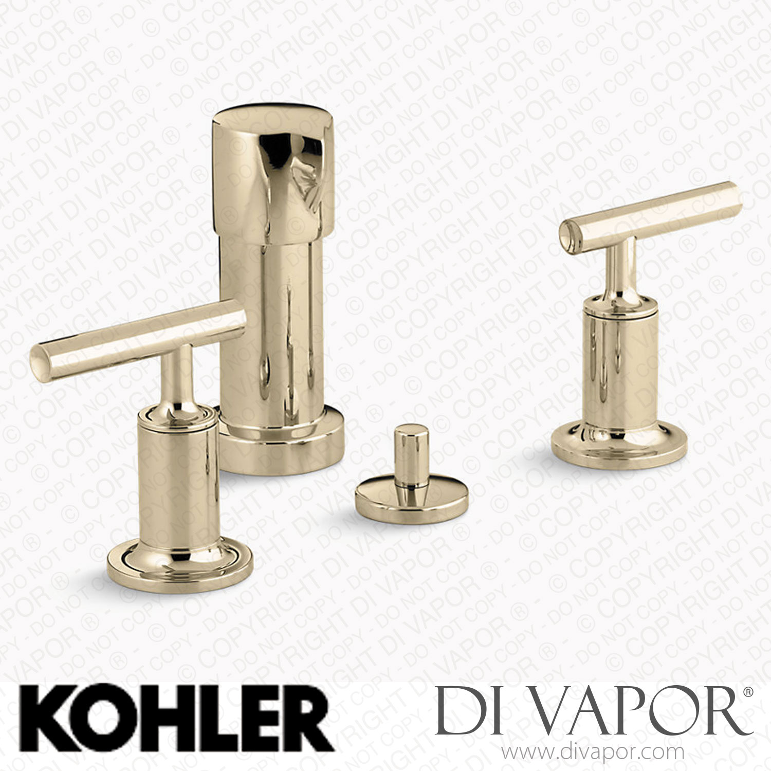 Kohler Vertical Spray Bidet Faucet with Lever Handles (K144314AF