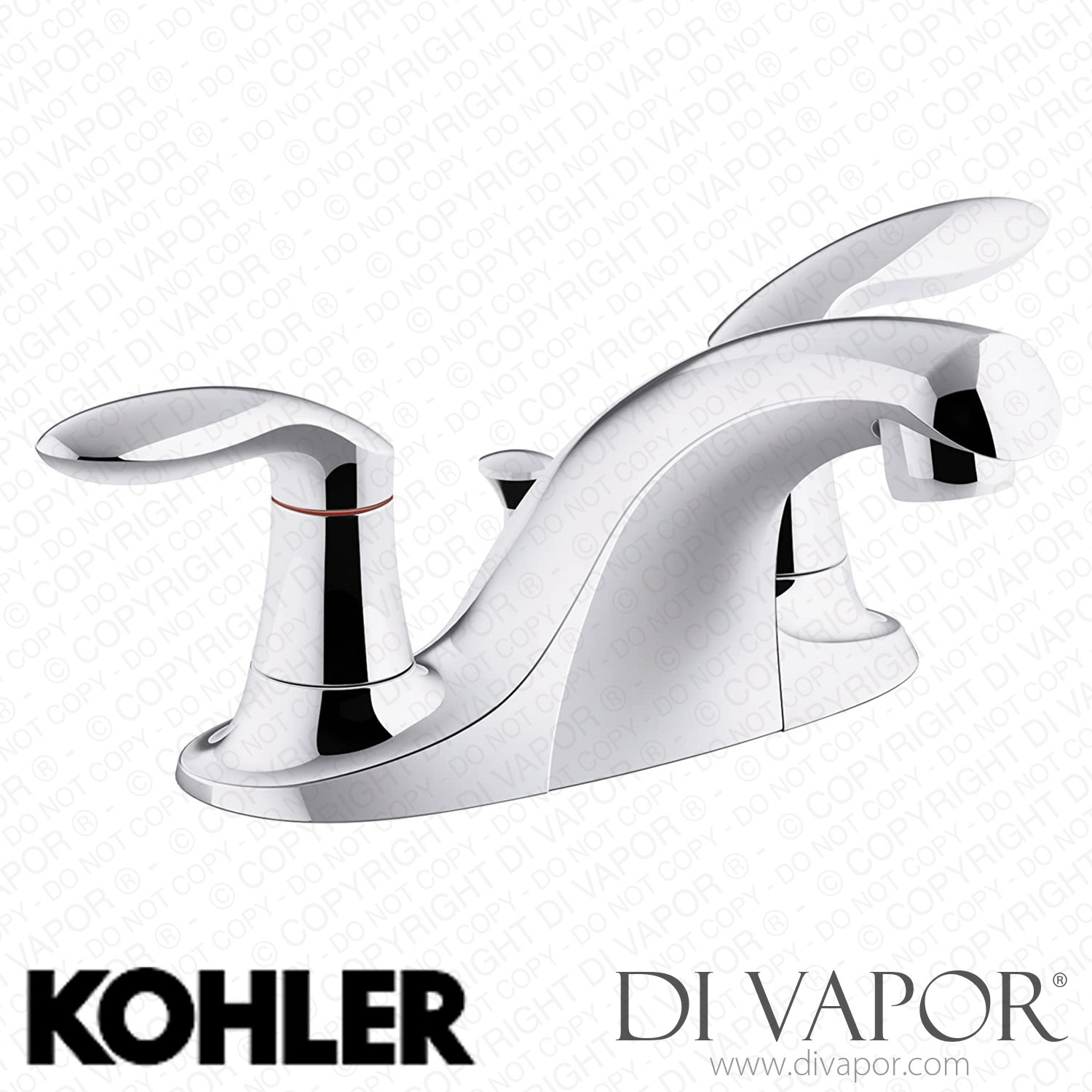 "Kohler Centerset Bathroom Sink Tap, 1.2 GPM (K152414RACP) Spare Parts"