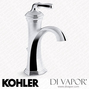Kohler Single-Handle Bathroom Sink Tap, 1.2 GPM (K-193-4-CP) Spare Parts
