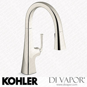 Kohler Pull-Down Kitchen Sink Tap with Three-Function Sprayhead (K-22063-SN) Spare Parts