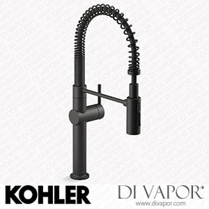 Kohler Semi-Professional Kitchen Sink Tap with Three-Function Sprayhead (K-22973-BL) Spare Parts