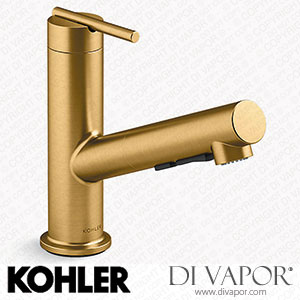 Kohler Pull-Out Kitchen Sink Tap with Three-Function Sprayhead (K-22976-2MB) Spare Parts