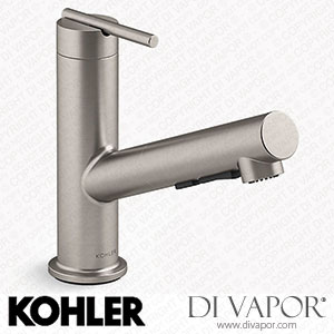 Kohler Pull-Out Kitchen Sink Tap with Three-Function Sprayhead (K-22976-VS) Spare Parts