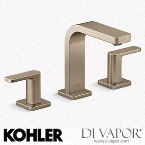 Kohler Widespread Bathroom Sink Tap, 0.5 GPM (K-23484-4N-BV) Spare Parts