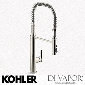 Kohler Semi-Professional Kitchen Sink Tap with Three-Function Sprayhead (K-24982-TT) Spare Parts