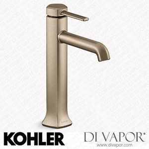 Kohler Tall Single-Handle Bathroom Sink Tap, 1.2 GPM (K-27003-4-BV) Spare Parts