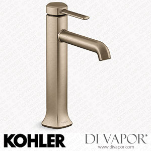 Kohler Tall Single-Handle Bathroom Sink Tap, 1.0 GPM (K-27003-4K-BV) Spare Parts
