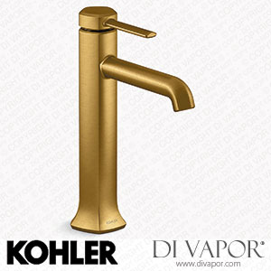 Kohler Tall Single-Handle Bathroom Sink Tap, 0.5 GPM (K-27003-4N-2MB) Spare Parts