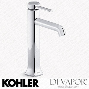 Kohler Tall Single-Handle Bathroom Sink Tap, 0.5 GPM (K-27003-4N-CP) Spare Parts