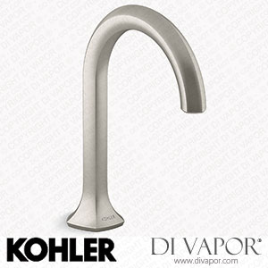 Kohler Bathroom Sink Tap Spout with Cane Design, 1.2 GPM (K-27008-BN) Spare Parts