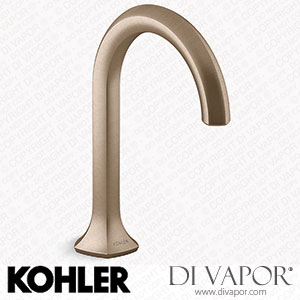 Kohler Bathroom Sink Tap Spout with Cane Design, 1.2 GPM (K-27008-BV) Spare Parts