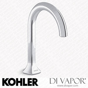 Kohler Bathroom Sink Tap Spout with Cane Design, 1.2 GPM (K-27008-CP) Spare Parts