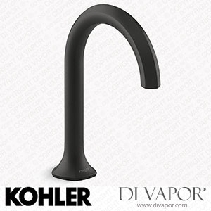 Kohler Bathroom Sink Tap Spout with Cane Design, 1.0 GPM (K-27008-K-BL) Spare Parts