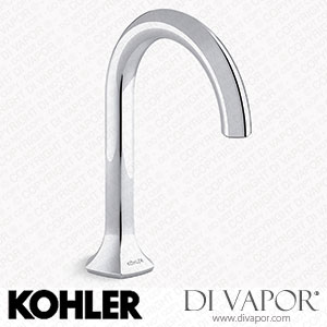 Kohler Bathroom Sink Tap Spout with Cane Design, 1.0 GPM (K-27008-K-CP) Spare Parts