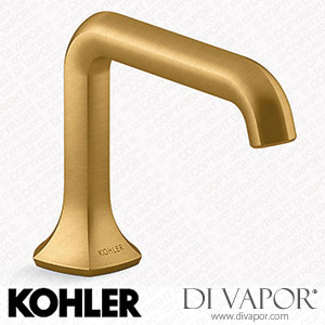 Kohler Bathroom Sink Tap Spout with Straight Design, 0.5 GPM (K-27009-N-2MB) Spare Parts