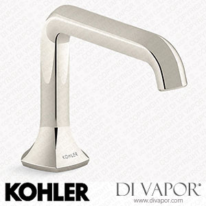 Kohler Bathroom Sink Tap Spout with Straight Design, 0.5 GPM (K-27009-N-SN) Spare Parts