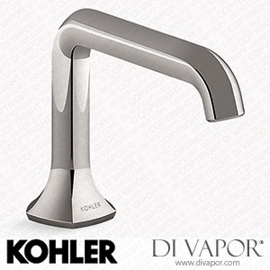 Kohler Bathroom Sink Tap Spout with Straight Design, 0.5 GPM (K-27009-N-TT) Spare Parts