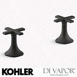 Kohler Cross Bathroom Sink Tap Handles (K-27010-3-BL) Spare Parts