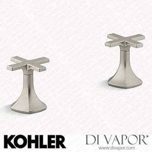 Kohler Cross Bathroom Sink Tap Handles (K-27010-3-BN) Spare Parts