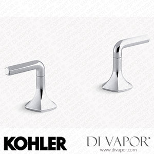 Kohler Deck-Mount Bath Faucet Handles with Lever Design (K-27018-4-CP) Spare Parts