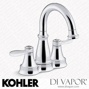 Kohler Centerset Bathroom Sink Tap, 0.5 GPM (K-27378-4N-CP) Spare Parts