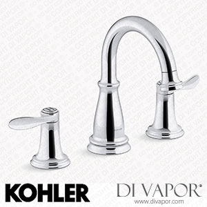 Kohler Widespread Bathroom Sink Tap, 0.5 GPM (K-27380-4N-CP) Spare Parts