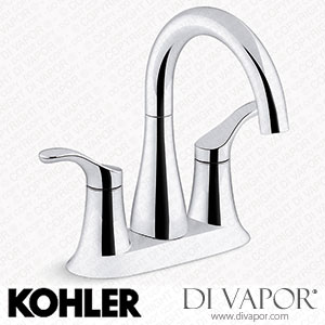 Kohler Centerset Bathroom Sink Tap, 1.2 GPM (K-27388-4-CP) Spare Parts