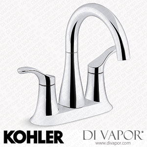 Kohler Centerset Bathroom Sink Tap, 1.0 GPM (K-27388-4K-CP) Spare Parts