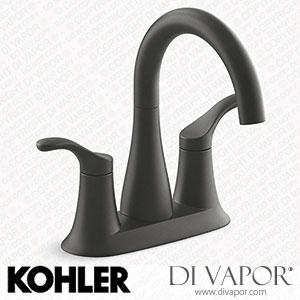 Kohler Centerset Bathroom Sink Tap, 0.5 GPM (K-27388-4N-BL) Spare Parts