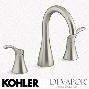 Kohler Widespread Bathroom Sink Tap, 1.0 GPM (K-27390-4K-BN) Spare Parts