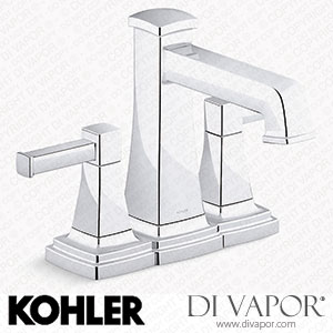 Kohler Centerset Bathroom Sink Tap, 1.2 GPM (K-27398-4-CP) Spare Parts