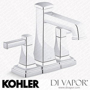 Kohler Centerset Bathroom Sink Tap, 0.5 GPM (K-27398-4N-CP) Spare Parts