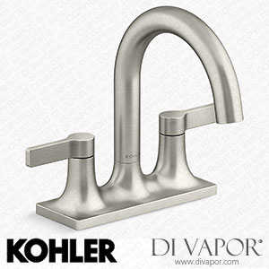 Kohler Centerset Bathroom Sink Tap, 0.5 GPM (K-28124-4N-BN) Spare Parts