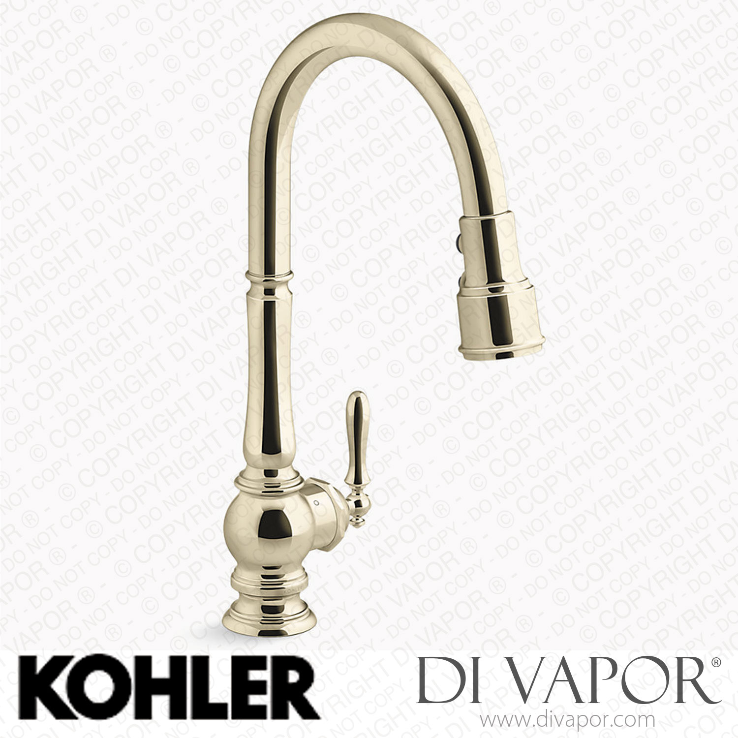 Kohler Touchless PullDown Kitchen Sink Tap with ThreeFunction