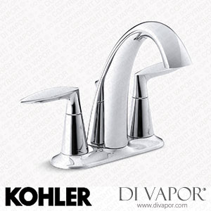 Kohler Centerset Bathroom Sink Tap, 1.2 GPM (K-45100-4-CP) Spare Parts