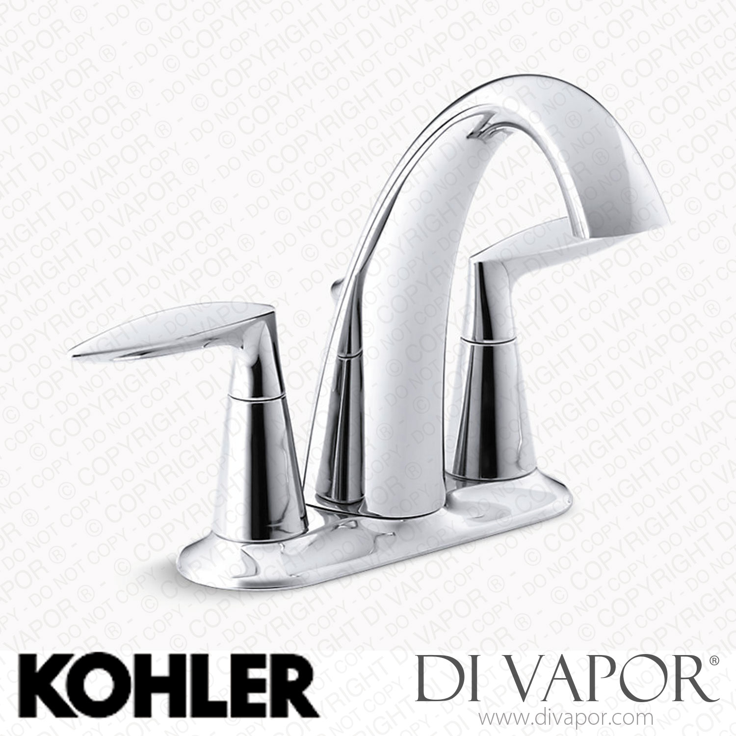 "Kohler Centerset Bathroom Sink Tap, 1.2 GPM (K451004CP) Spare Parts"