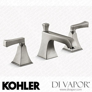 Kohler Widespread Bathroom Sink Tap with Deco Lever Handles (K-454-4V-BN) Spare Parts
