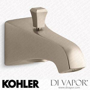 Kohler Wall-Mount Bath Spout with Deco Design and Diverter (K-496-V-BV) Spare Parts