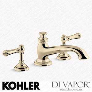 Kohler Deck-Mount Bath Spout with Flare Design (K-72777-AF) Spare Parts