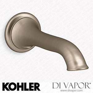 Kohler Wall-Mount Bath Spout with Flare Design (K-72791-BV) Spare Parts