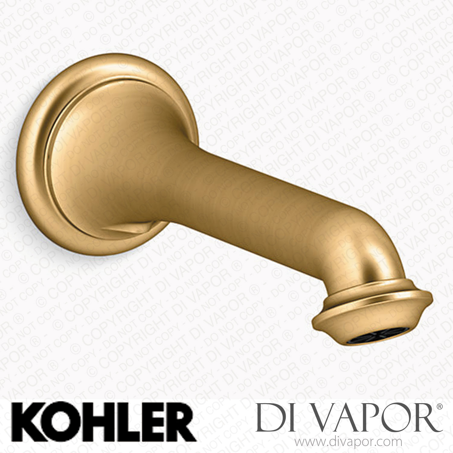 Kohler WallMount Bath Spout with Turned Design (K727922MB) Spare Parts
