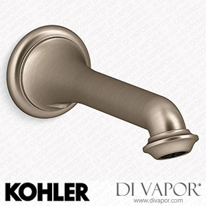 Kohler Wall-Mount Bath Spout with Turned Design (K-72792-BV) Spare Parts