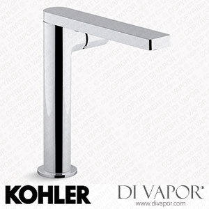 Kohler Tall Single-Handle Bathroom Sink Tap with Cylindrical Handle, 1.2 GPM (K-73159-7-CP) Spare Parts