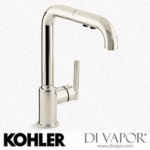 Kohler Pull-Out Kitchen Sink Tap with Three-Function Sprayhead (K-7505-SN) Spare Parts