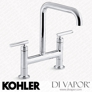 Kohler Two-Hole Bridge Kitchen Sink Tap (K-7547-4-CP) Spare Parts